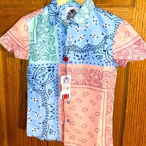 English Laundry short sleeve button down